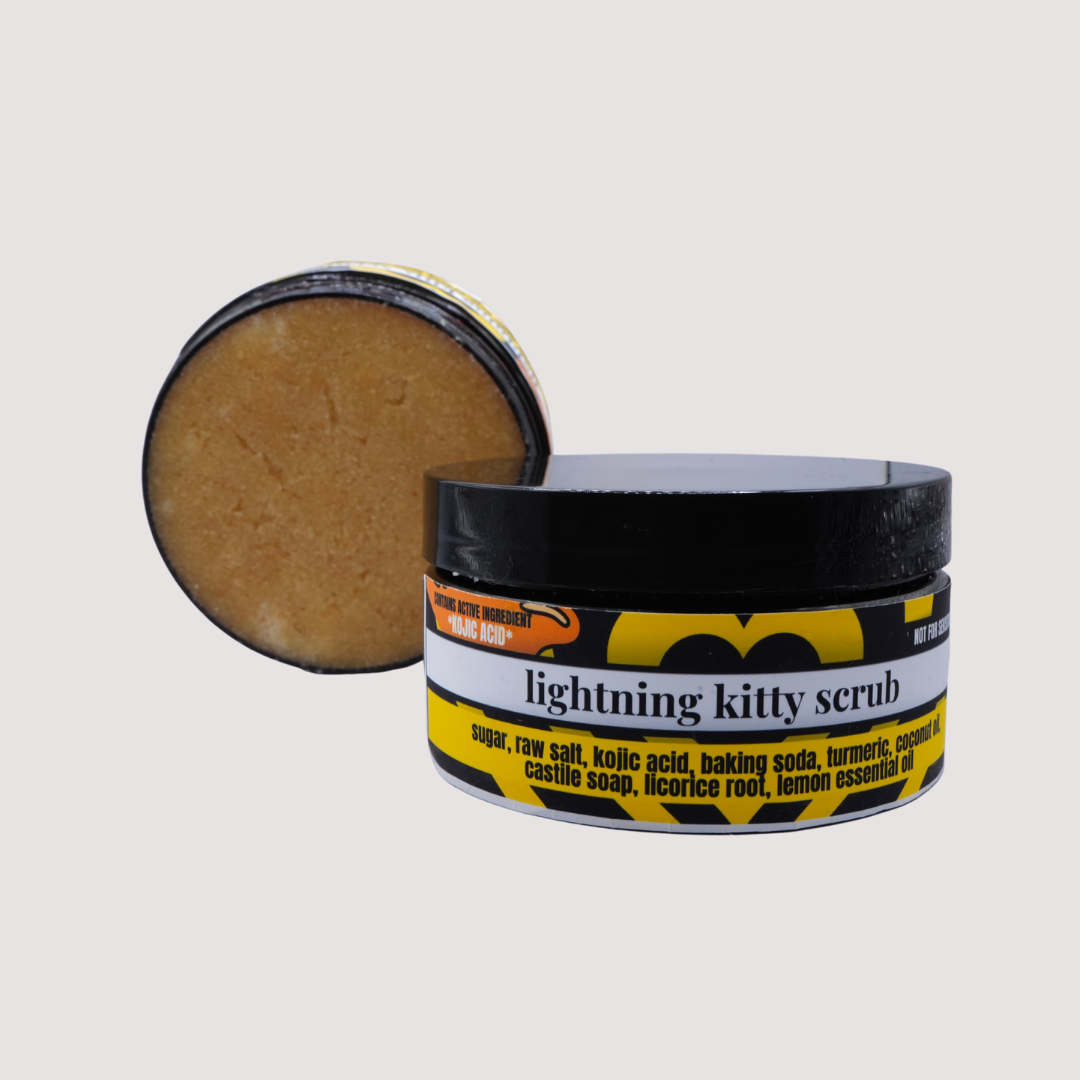 Lightening Kitty Bikini Scrub